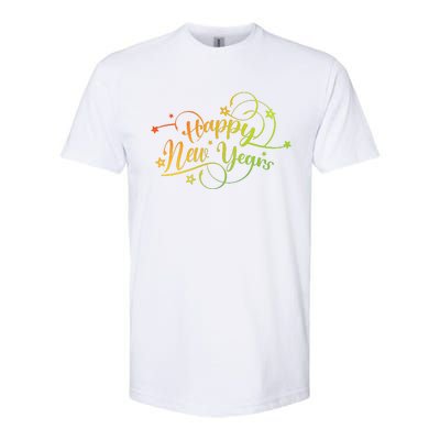 Happy New Year Gift Softstyle® CVC T-Shirt