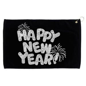 Happy New Year Gift Grommeted Golf Towel