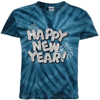 Happy New Year Gift Kids Tie-Dye T-Shirt