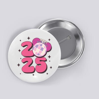 Happy New Year 2025 Holiday New Year Eve Button