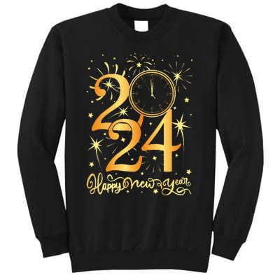 Happy New Year Fireworks New Years Eve Party Supplies 2024 Sweatshirt