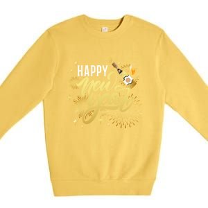 Happy New Year 2024 New Years Party Firework 2024 Loading Gift Premium Crewneck Sweatshirt