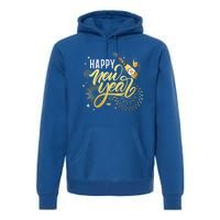 Happy New Year 2024 New Years Party Firework 2024 Loading Gift Premium Hoodie