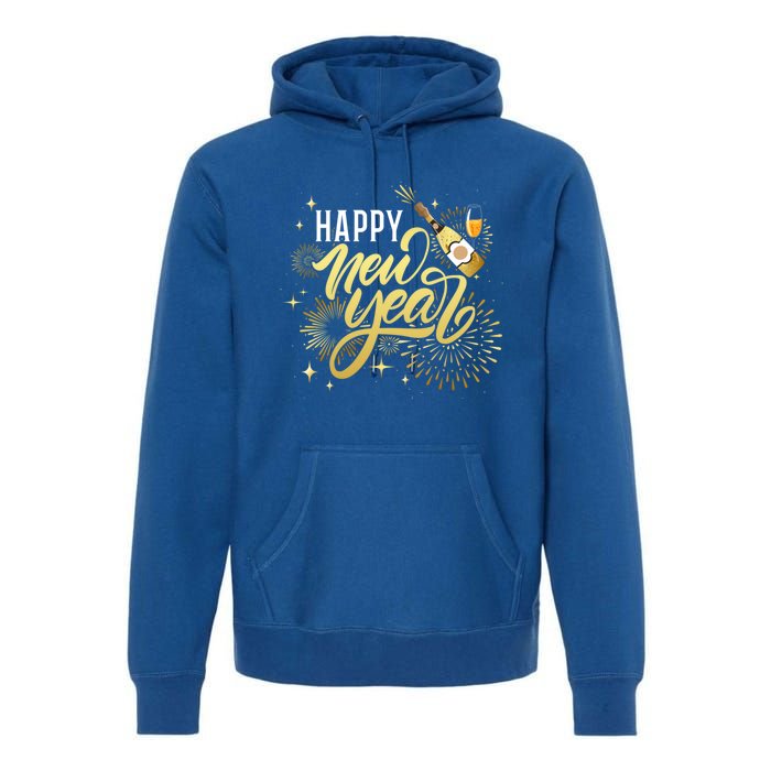 Happy New Year 2024 New Years Party Firework 2024 Loading Gift Premium Hoodie