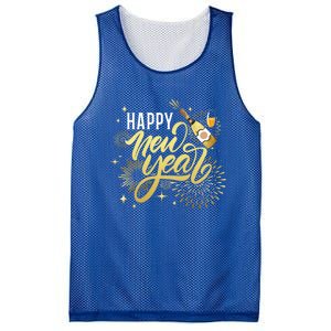 Happy New Year 2024 New Years Party Firework 2024 Loading Gift Mesh Reversible Basketball Jersey Tank