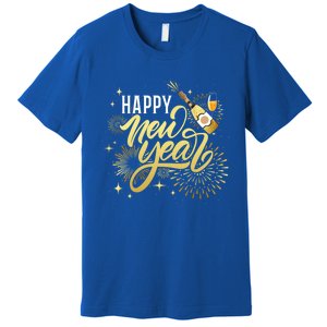 Happy New Year 2024 New Years Party Firework 2024 Loading Gift Premium T-Shirt