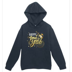 Happy New Year 2024 New Years Party Firework 2024 Loading Gift Urban Pullover Hoodie