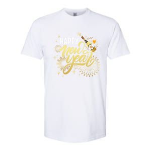 Happy New Year 2024 New Years Party Firework 2024 Loading Gift Softstyle CVC T-Shirt