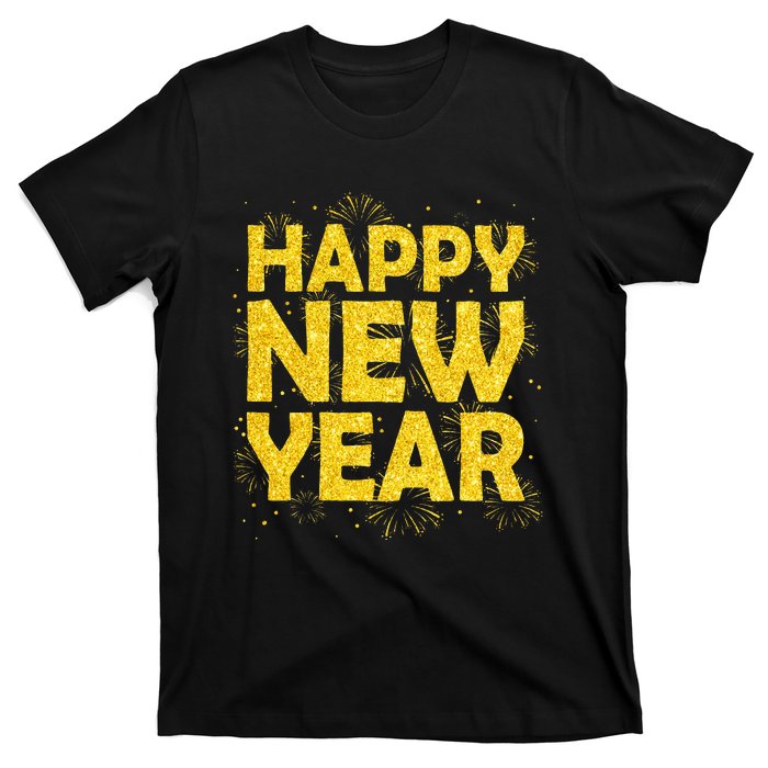 Happy New Year NYE Party 2024 Funny New Years Eve Confetti  T-Shirt