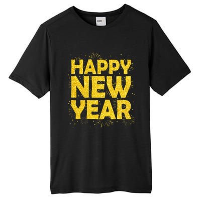 Happy New Year NYE Party 2024 Funny New Years Eve Confetti  Tall Fusion ChromaSoft Performance T-Shirt