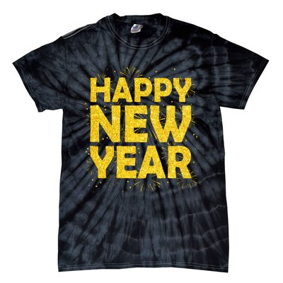 Happy New Year NYE Party 2024 Funny New Years Eve Confetti  Tie-Dye T-Shirt