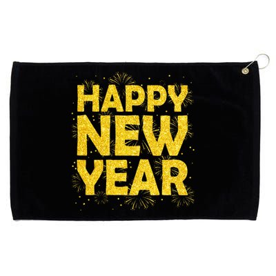 Happy New Year NYE Party 2024 Funny New Years Eve Confetti  Grommeted Golf Towel