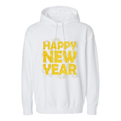 Happy New Year NYE Party 2024 Funny New Years Eve Confetti  Garment-Dyed Fleece Hoodie