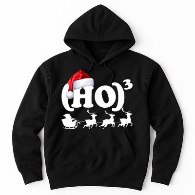 Ho Cubed Funny Christmas For Math Teachers Hoodie