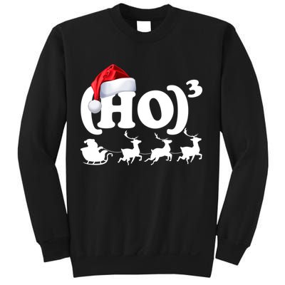 Ho Cubed Funny Christmas For Math Teachers Sweatshirt