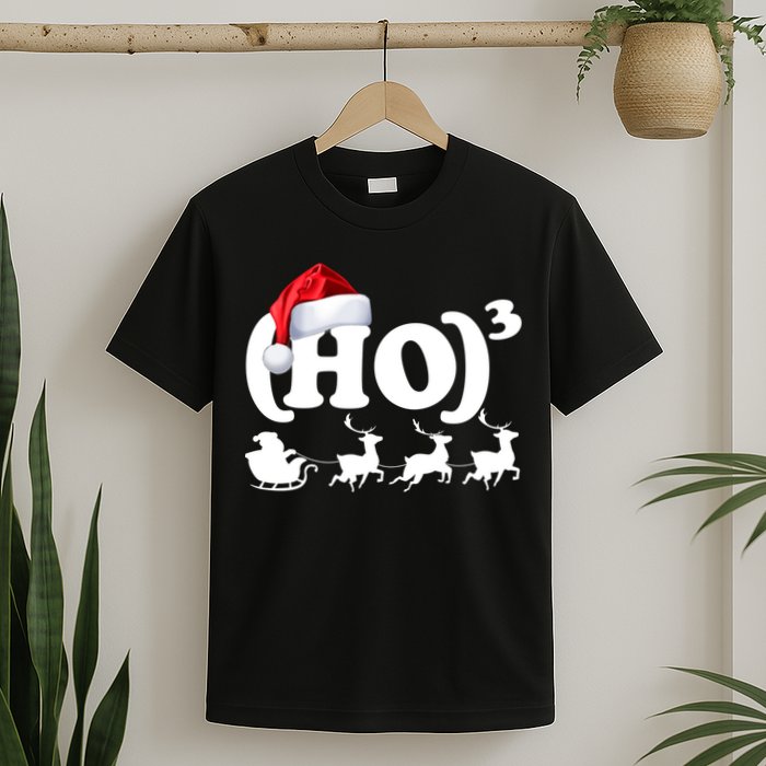 Ho Cubed Funny Christmas For Math Teachers T-Shirt