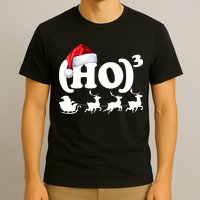 Ho Cubed Funny Christmas For Math Teachers T-Shirt