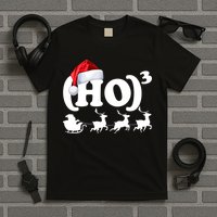Ho Cubed Funny Christmas For Math Teachers T-Shirt
