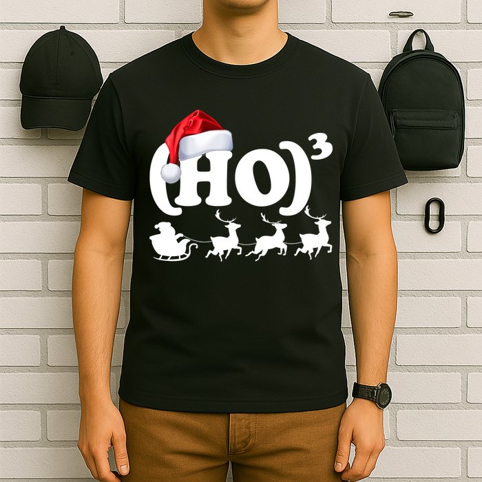 Ho Cubed Funny Christmas For Math Teachers T-Shirt