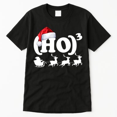 Ho Cubed Funny Christmas For Math Teachers Tall T-Shirt