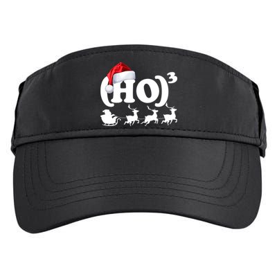 Ho Cubed Funny Christmas For Math Teachers Adult Drive Performance Visor