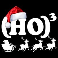 Ho Cubed Funny Christmas For Math Teachers Drawstring Bag