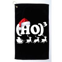 Ho Cubed Funny Christmas For Math Teachers Golf Towel