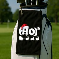 Ho Cubed Funny Christmas For Math Teachers Golf Towel