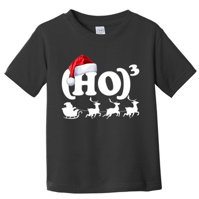 Ho Cubed Funny Christmas For Math Teachers Toddler T-Shirt