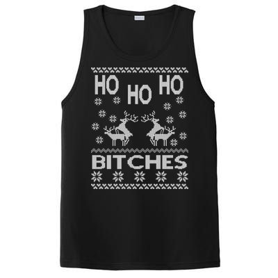 Ho Ho Ho Bitches X-Mas Ugly Christmas PosiCharge Competitor Tank