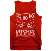 Ho Ho Ho Bitches X-Mas Ugly Christmas Tank Top