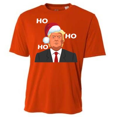 Ho Ho Ho Donald Trump Cooling Performance Crew T-Shirt