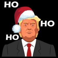 Ho Ho Ho Donald Trump Cooling Performance Crew T-Shirt