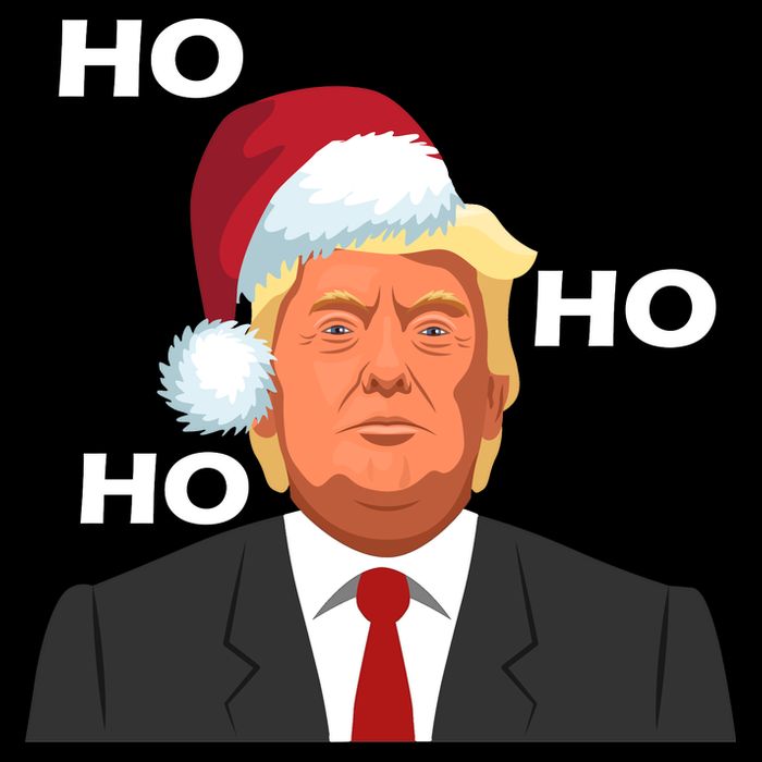 Ho Ho Ho Donald Trump Cooling Performance Crew T-Shirt