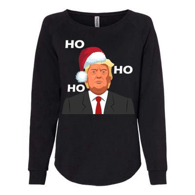 Ho Ho Ho Donald Trump Womens California Wash Sweatshirt