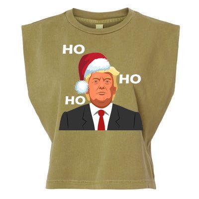 Ho Ho Ho Donald Trump Garment-Dyed Women's Muscle Tee