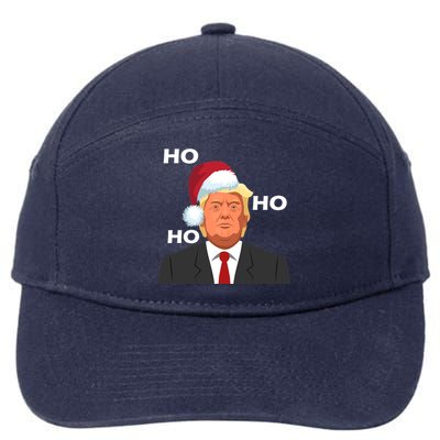 Ho Ho Ho Donald Trump 7-Panel Snapback Hat