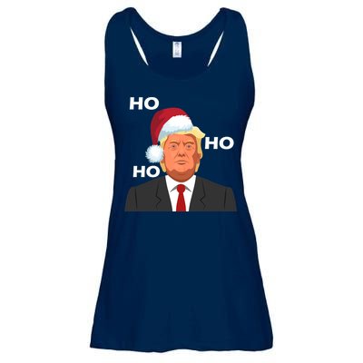 Ho Ho Ho Donald Trump Ladies Essential Flowy Tank