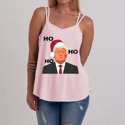 Ho Ho Ho Donald Trump Women's Strappy Tank