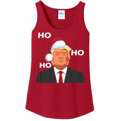 Ho Ho Ho Donald Trump Ladies Essential Tank