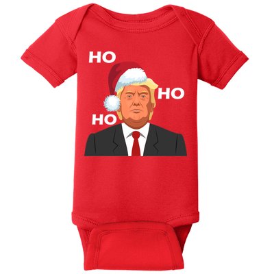 Ho Ho Ho Donald Trump Baby Bodysuit