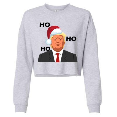 Ho Ho Ho Donald Trump Cropped Pullover Crew