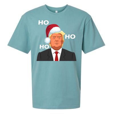 Ho Ho Ho Donald Trump Sueded Cloud Jersey T-Shirt