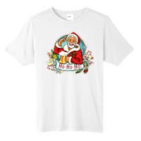 Ho-Ho-Ho Drinking Smoking Santa Claus Christmas Tall Fusion ChromaSoft Performance T-Shirt