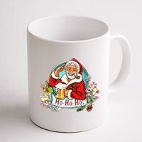 Ho-Ho-Ho Drinking Smoking Santa Claus Christmas Coffee Mug