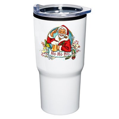 Ho-Ho-Ho Drinking Smoking Santa Claus Christmas Tumbler