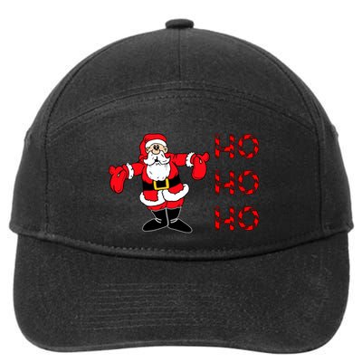 Ho Ho Ho Santa 7-Panel Snapback Hat