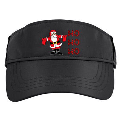 Ho Ho Ho Santa Adult Drive Performance Visor