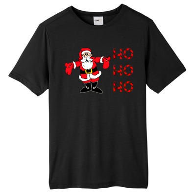 Ho Ho Ho Santa Tall Fusion ChromaSoft Performance T-Shirt