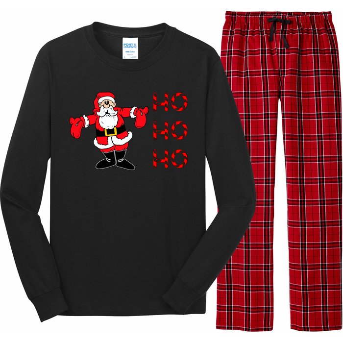 Ho Ho Ho Santa Long Sleeve Pajama Set